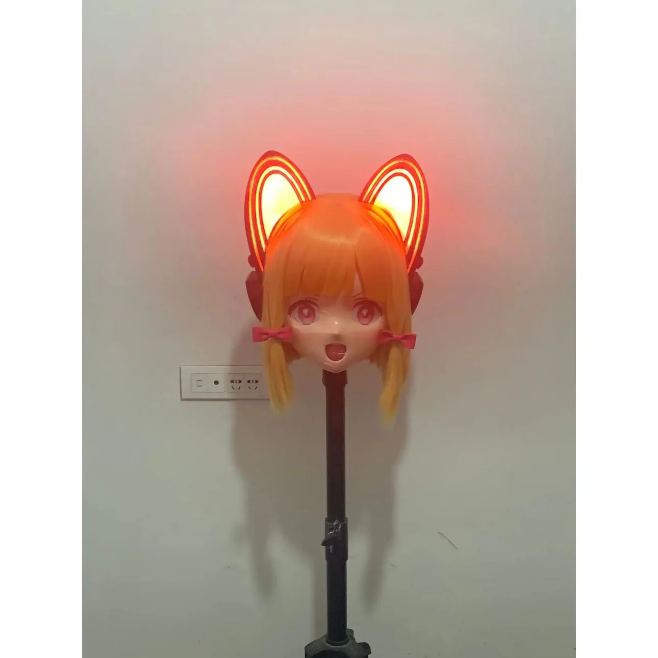 Kigurumi Cai Yu Moe NFD full headband lock cosplay headshell props costume anime game