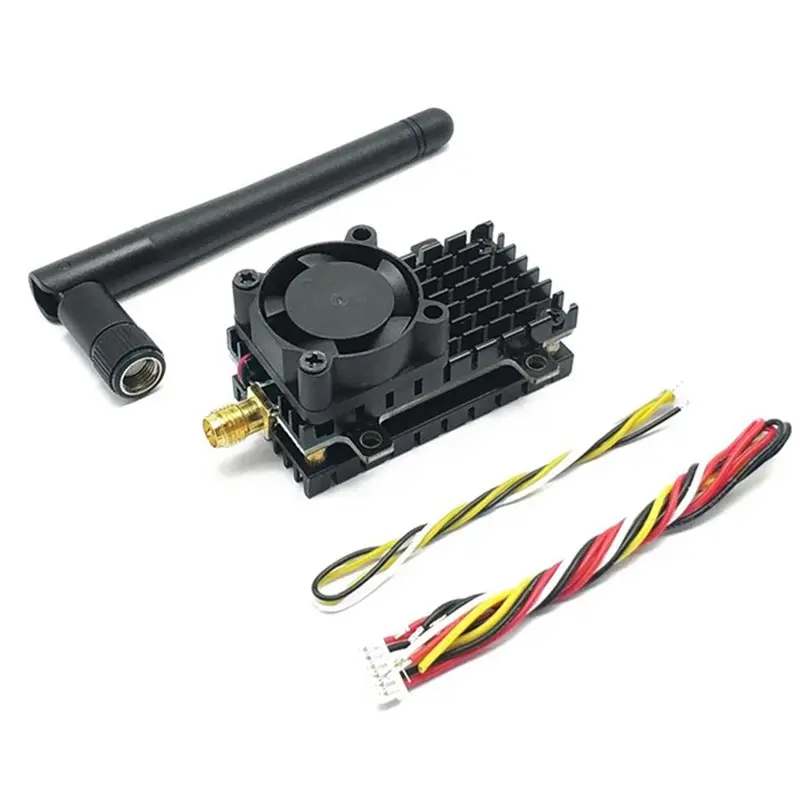 A73T 3X Over 20Km Range 5.8Ghz 2W FPV Wireless Transmitter 2000MW 48CH Video AV Audio Sender For RC FPV Racing Drone