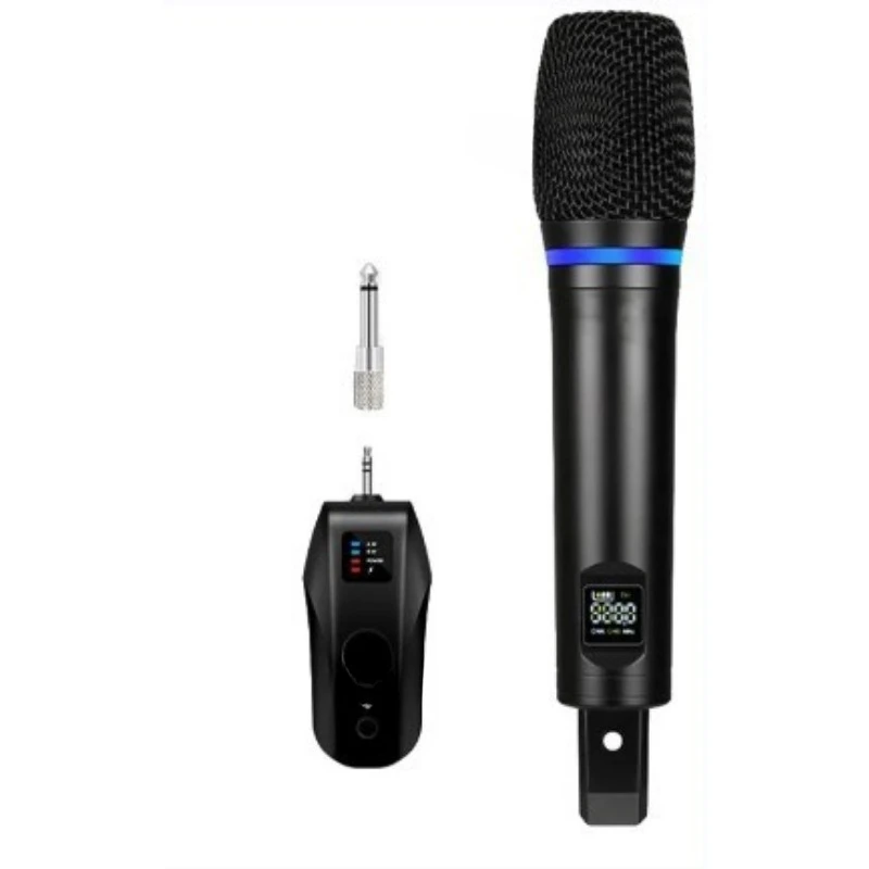 

One to one wireless microphone Home KTV performance host UHF reverb with Bluetooth microphone D900-1