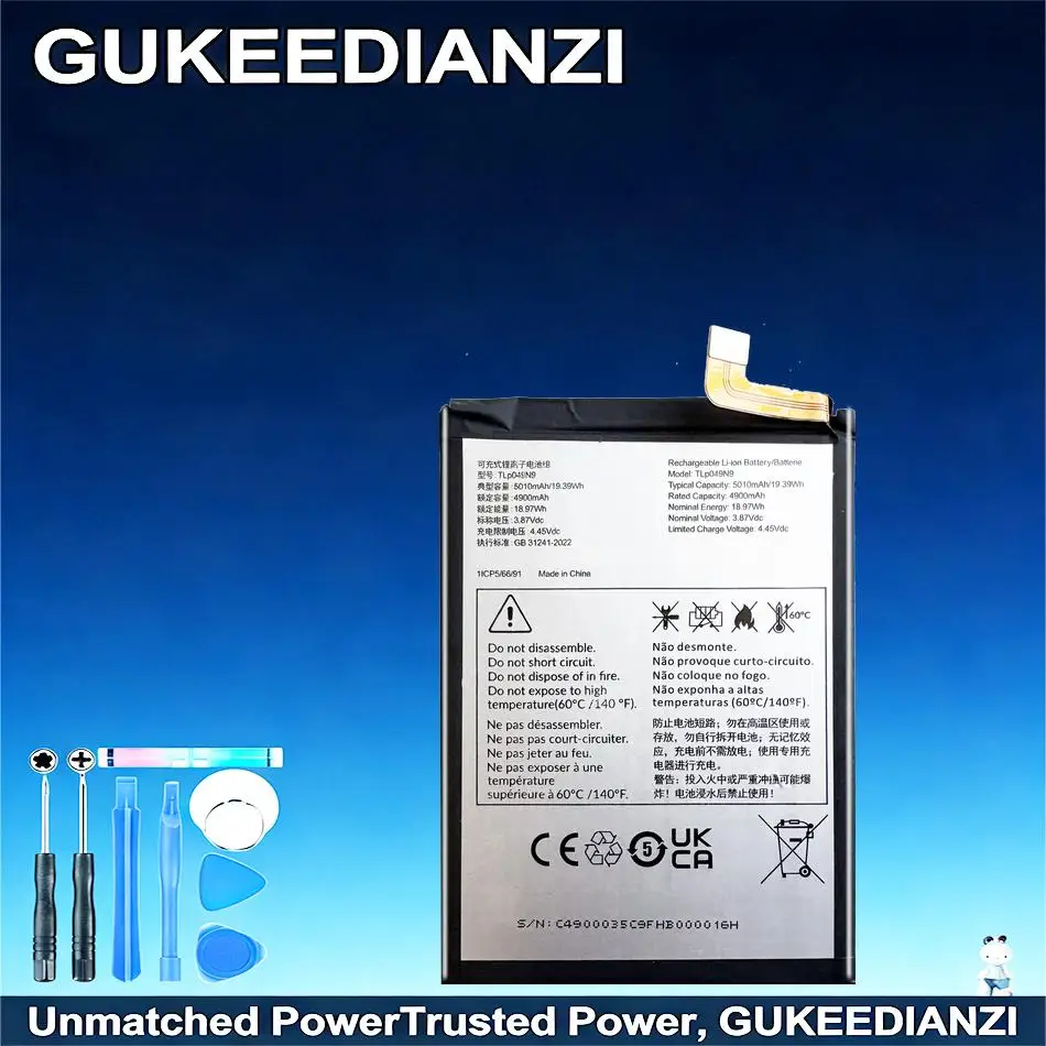 

Аккумулятор для мобильного телефона TLP049N9 5010 мАч для Alcatel 30 SE 2023 5025D 5025X 5025Y 3L 2023 5026D 5026X 30 Plus 2023 5027D 5027X