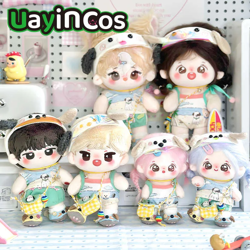 

10cm 15cm 20cm Doll Clothes Seaside Party Cute Fashion Costume Suit Stuffed Plushies Plush Doll Accessories Anime Toy For Kids
