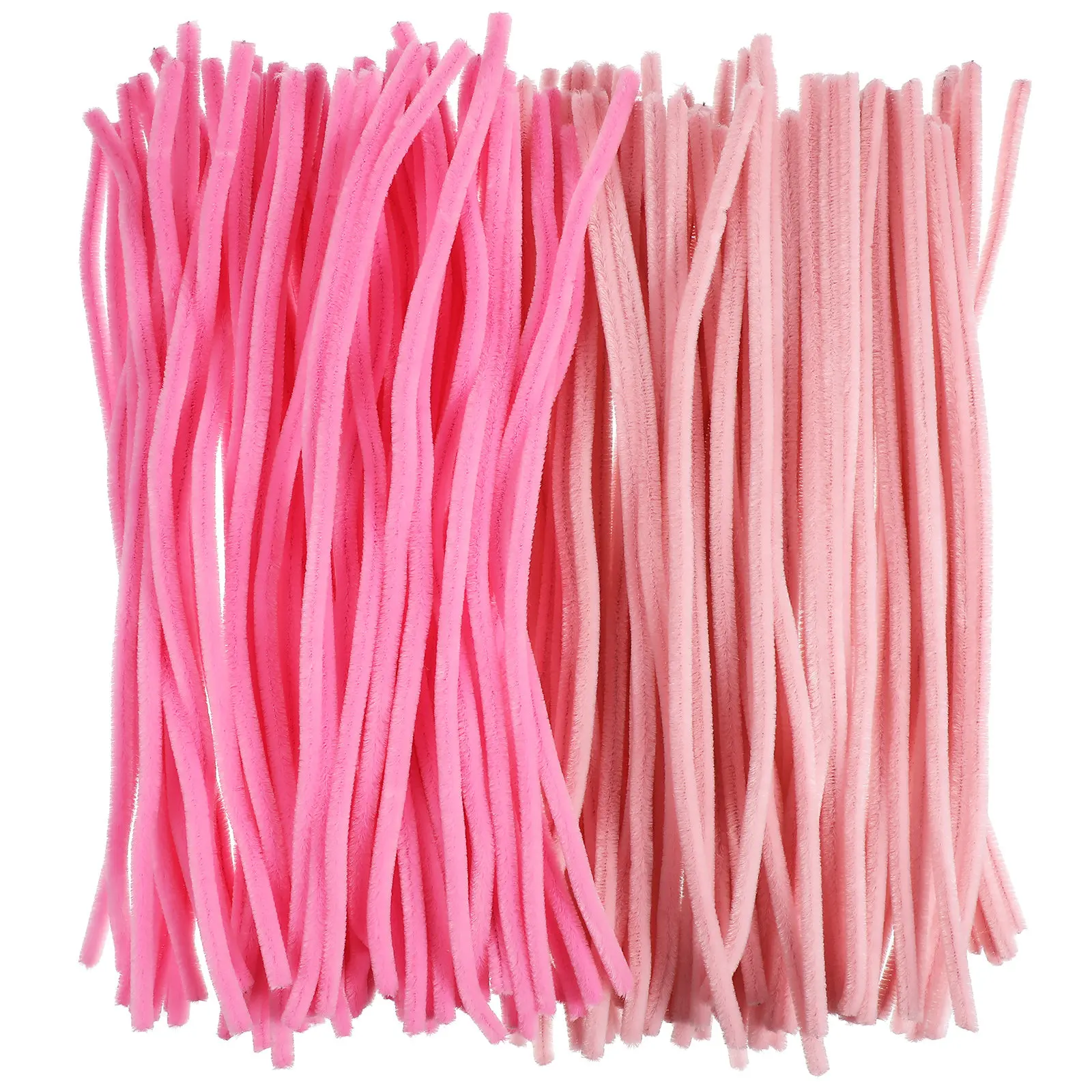 200Pcs Thick Chenille Stems for Crafts Soft Bendable Craft Pipe Cleaners for Flower Making Holiday Valentine Halloween Garland view 6