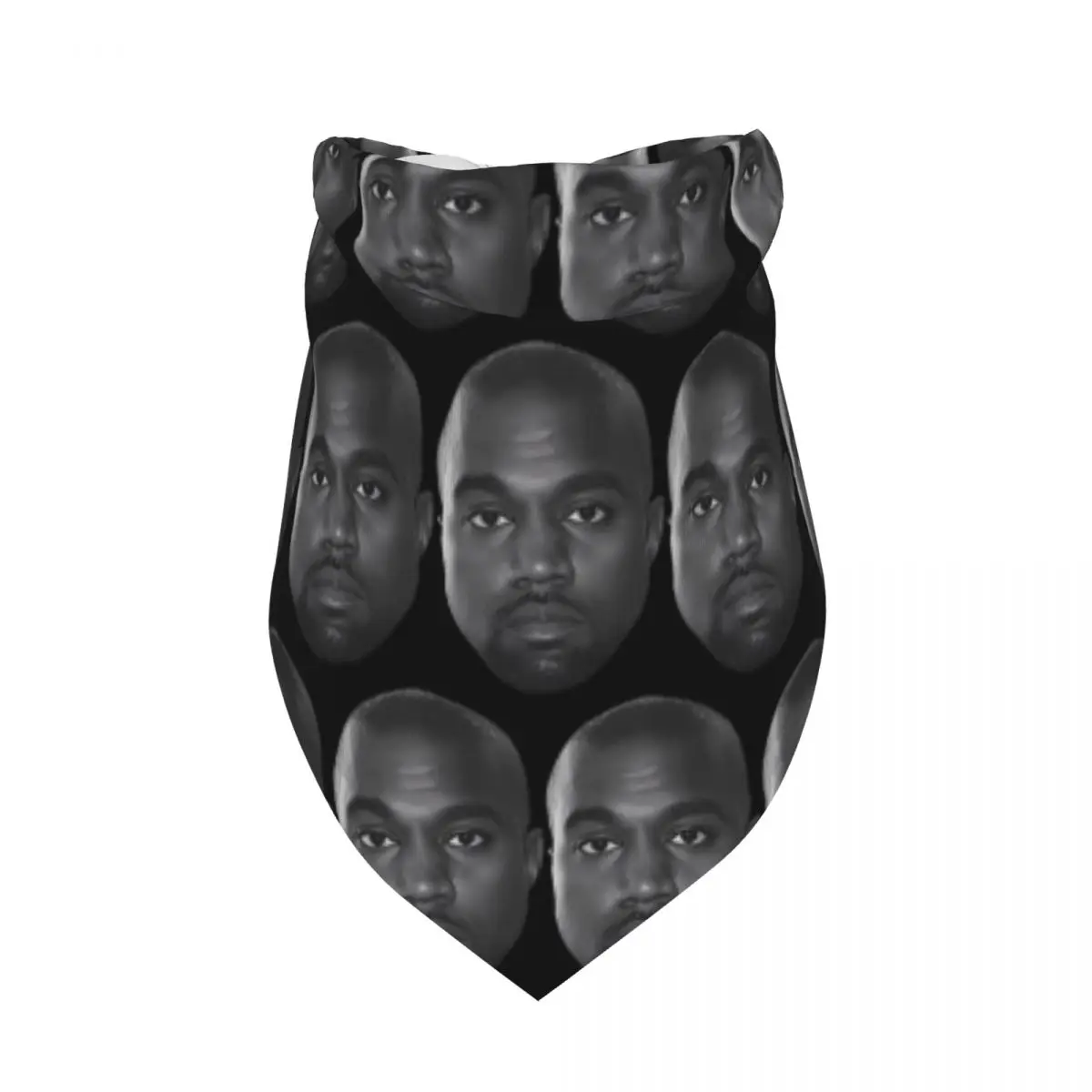 Funny Kanye West Meme Pet Bandanas Rapper Music Producer Pet Scarf Decor Pet Triangle Bib For Dog Cat