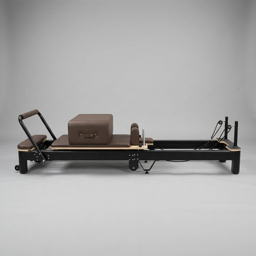 High Stability Bed Adjustable for Gym Studio Commercial Pilates Reformer Plegable Aluminum Alloy Pilates Reformer