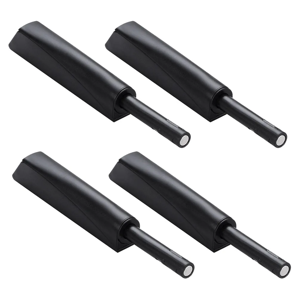 

4pcs Cabinet Door Rebounder Pressure Switch Drawer Latches Push to Open Invisible Plastic Material Bedroom Bathroom Suitable
