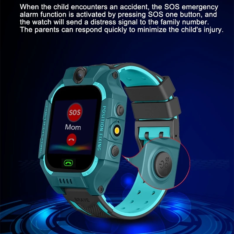 Q19 2G Network Kids Smart Watch With SOS Camera Child Smartwatch Baby Phone Voice Game Flashlight Alarm Clock For App Setracker