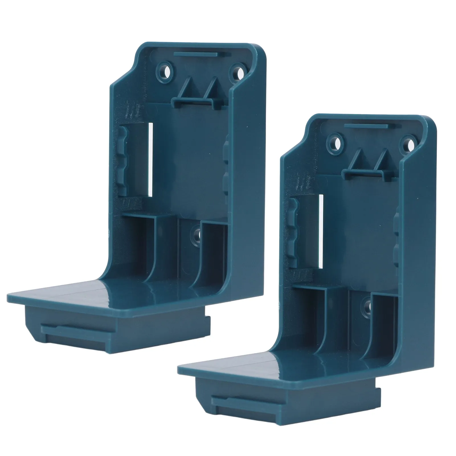 Battery Holder Dual Purpose ABS Burr Free Housing Wall Mounted Power Tool Battery Storage Rack Battery Wall Mount Holder