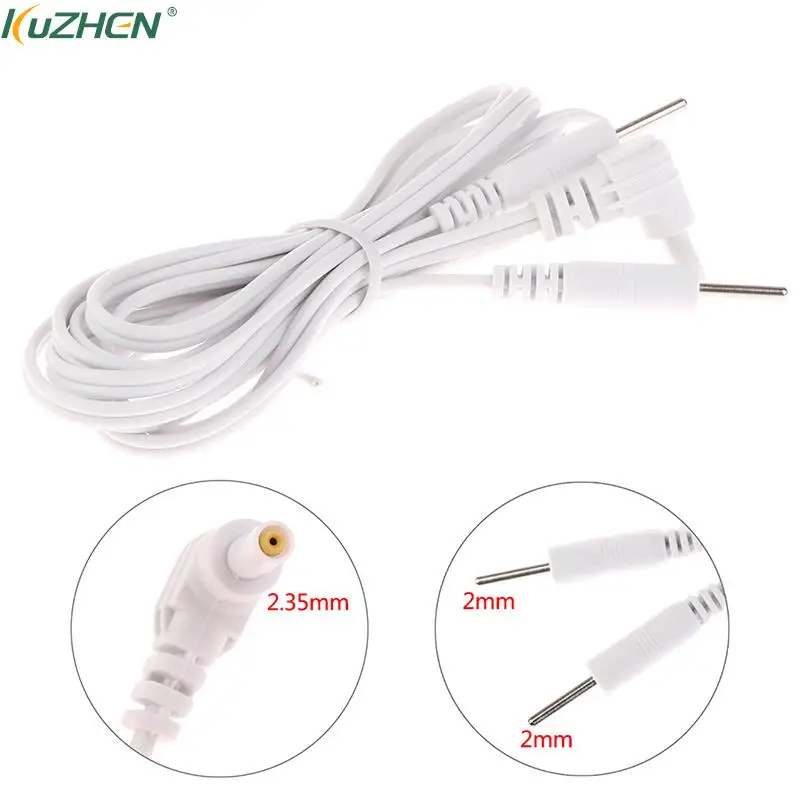 

2Pins Head Electric Shock Wires Cable Electrotherapy Lead For Muscle Stimulator Massage Therapy Electrode Tens Acupuncture