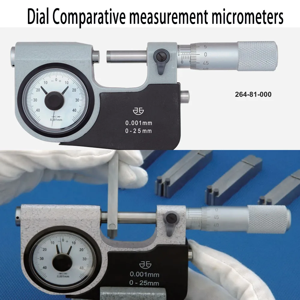 Dial Comparative measurement micrometers Lever Indicator Thin round bar Quick batch detection Press rebound automatic