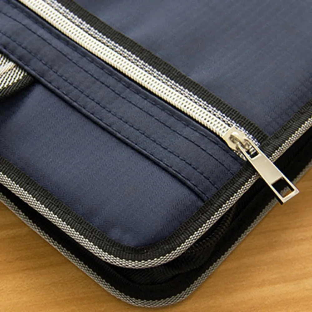 13 Pocket Accordion File Folder Large Capacity Vertical Expanding File Folder 3 Colors with Handle Multi-layer Organizer Bag