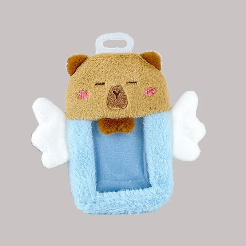 Angel Capybara Card Sleeve Photo Storage Star Small Decoration Creative Anti-Lost Identity Card Collection Packaging Couple Gift