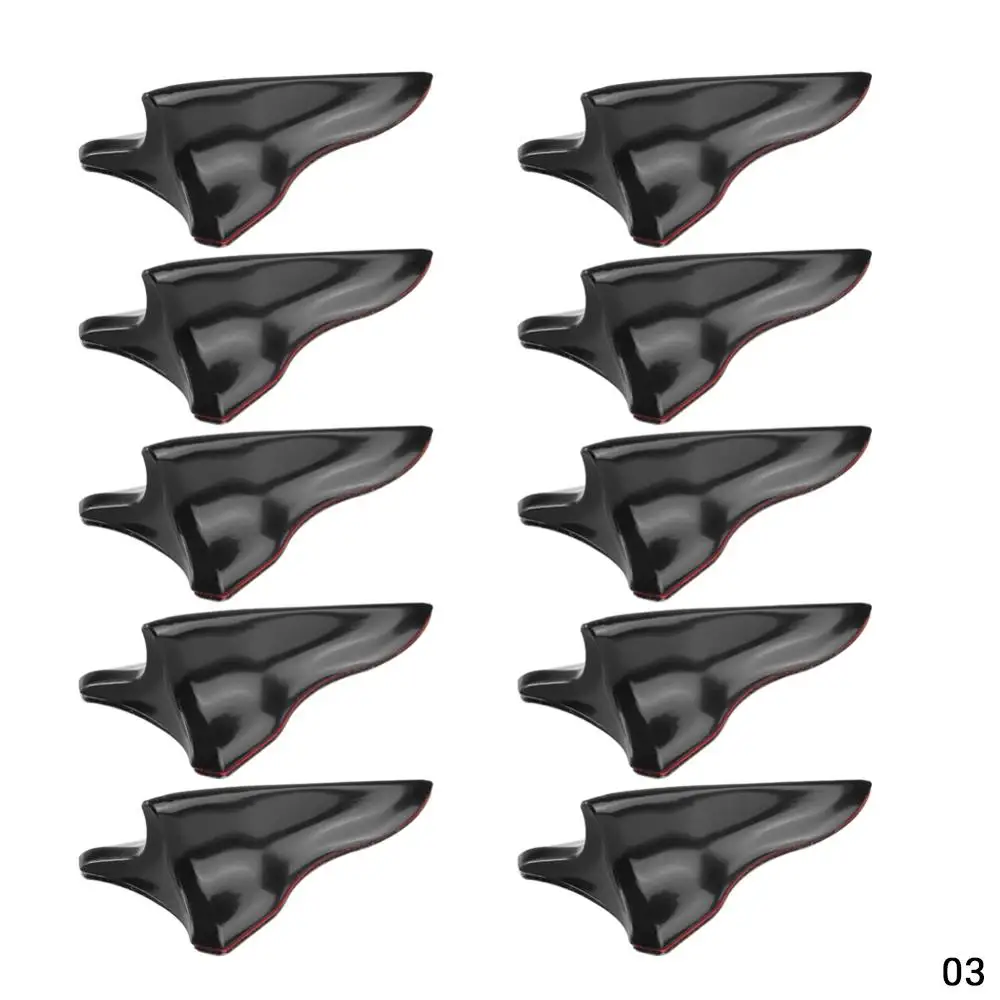 Universal Rear Roof Shark Fins Spoiler Wing Kit Car Roof Spoiler Bumper Spoiler Shark Fin Diffuser Vortex Generator