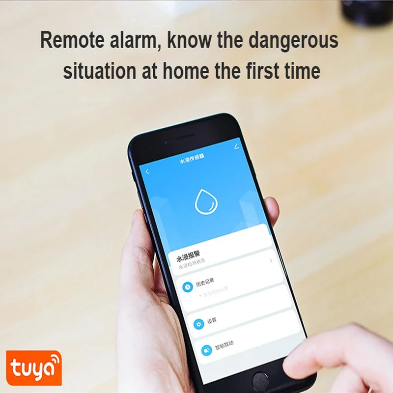 Tuya WiFi Alarme De Vazamento De Água, Detector De Vazamento De Água Inteligente, Sensor De Inundação, Alerta Remoto, Sistema De Segurança, Casa Inteligente