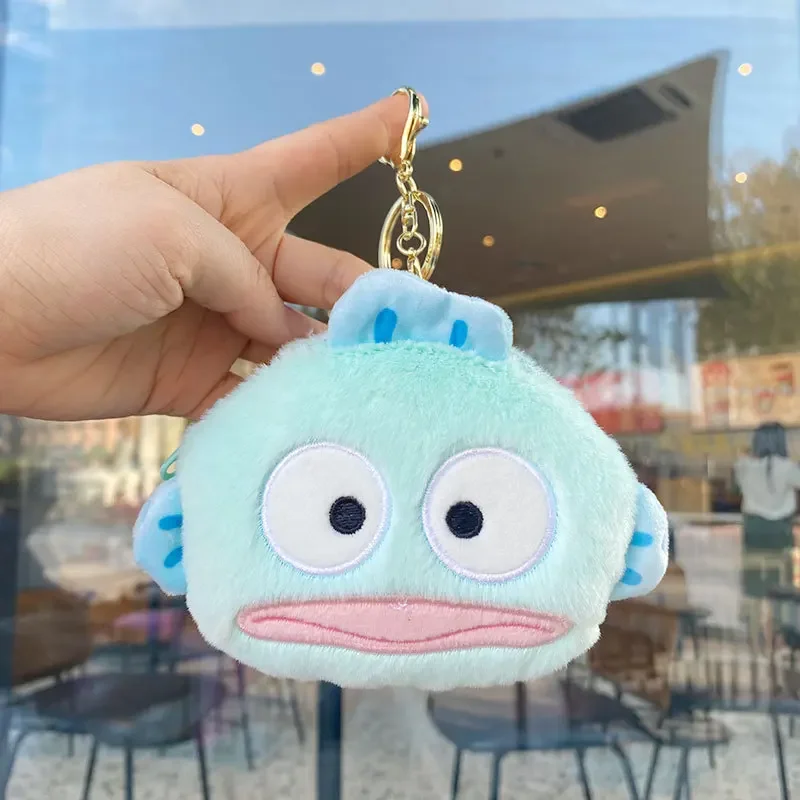 

Sweet Hangyodon Anime Kawaii Fashion Lovely Doll Coin Wallet Sanrio Ins Cute Cartoon Handbag Purse Pendant Gifts for Kids