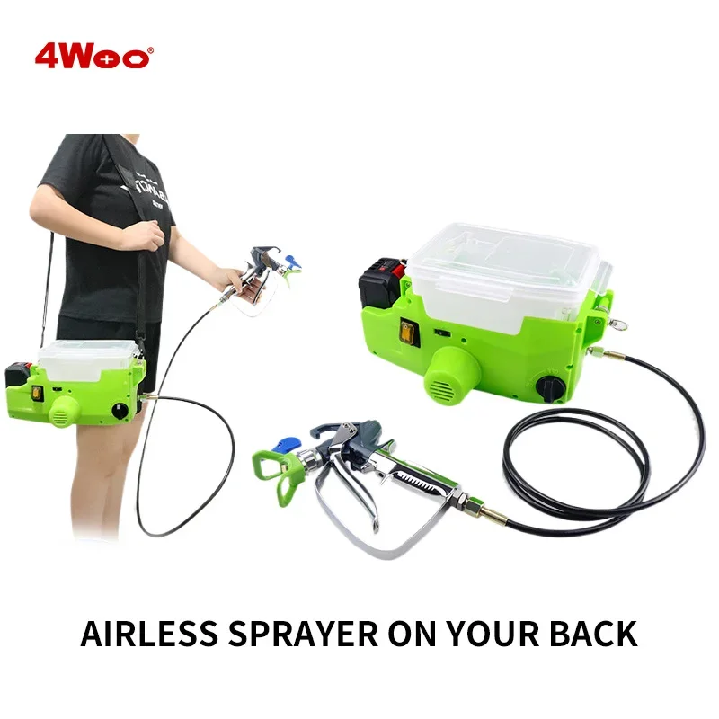 Lithium Backpack Sprayer Portable High Pressure Airless Sprayer Electric Spray Painting Machine