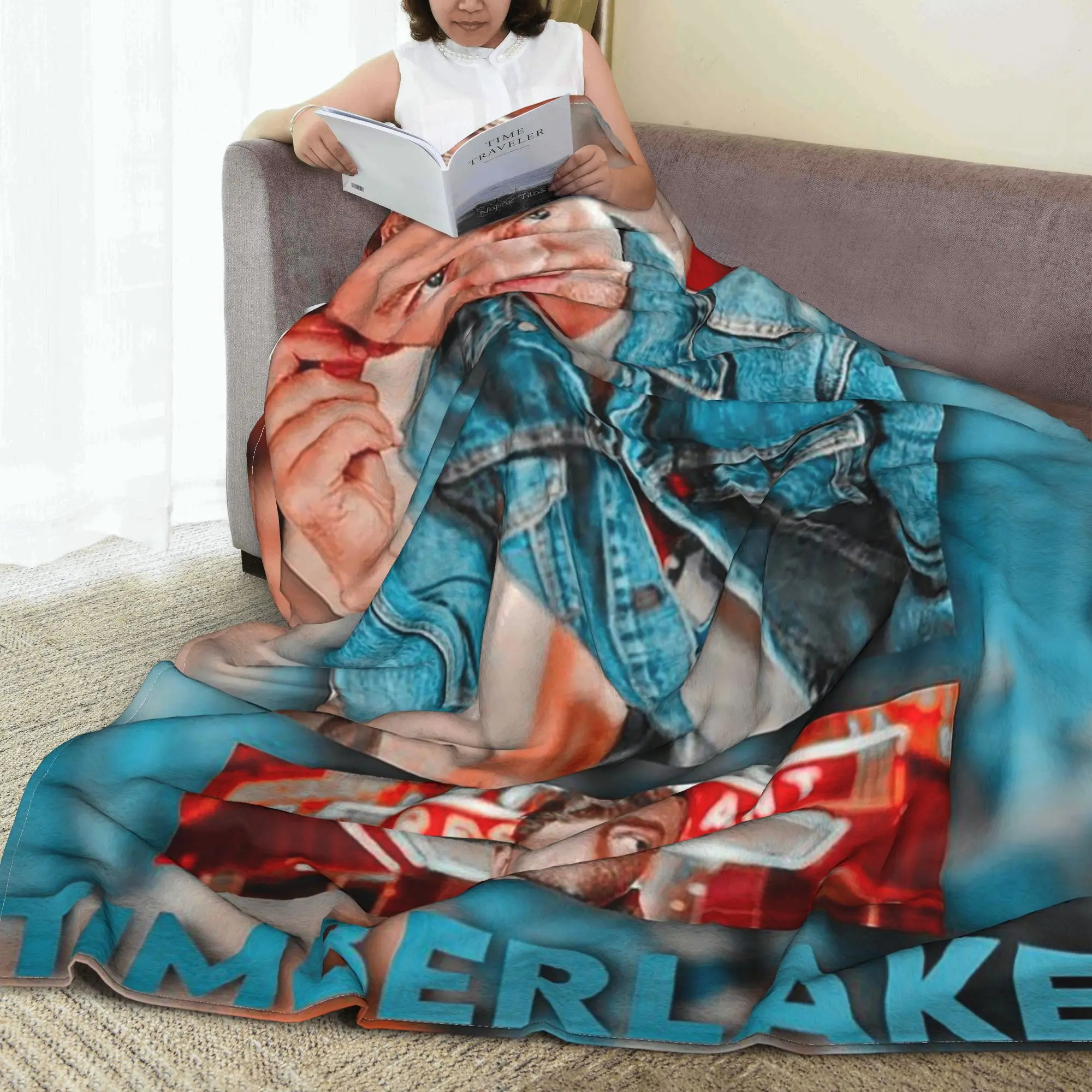 

Justin Timberlake Singer Bootleg The Forget Tomorrow World Tour Blanket Fleece Throw Blanket for Bedroom Throws Bedspread Quilt