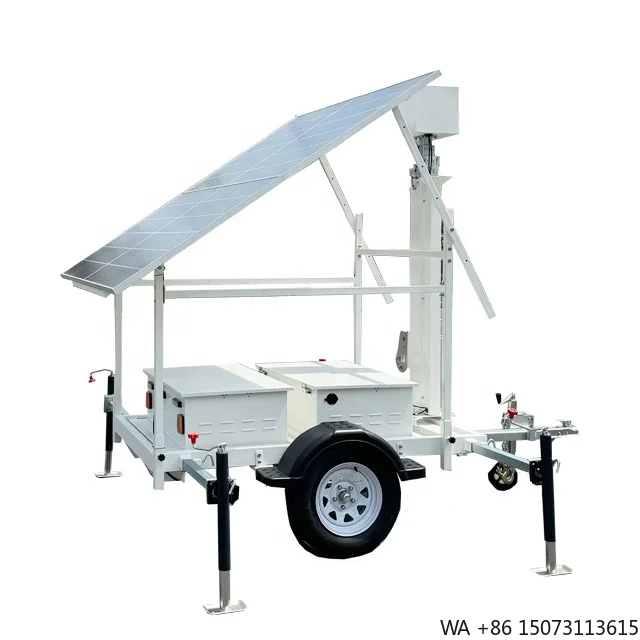 1500W Solar Monitoring Trailer Tower System DC12V/24V