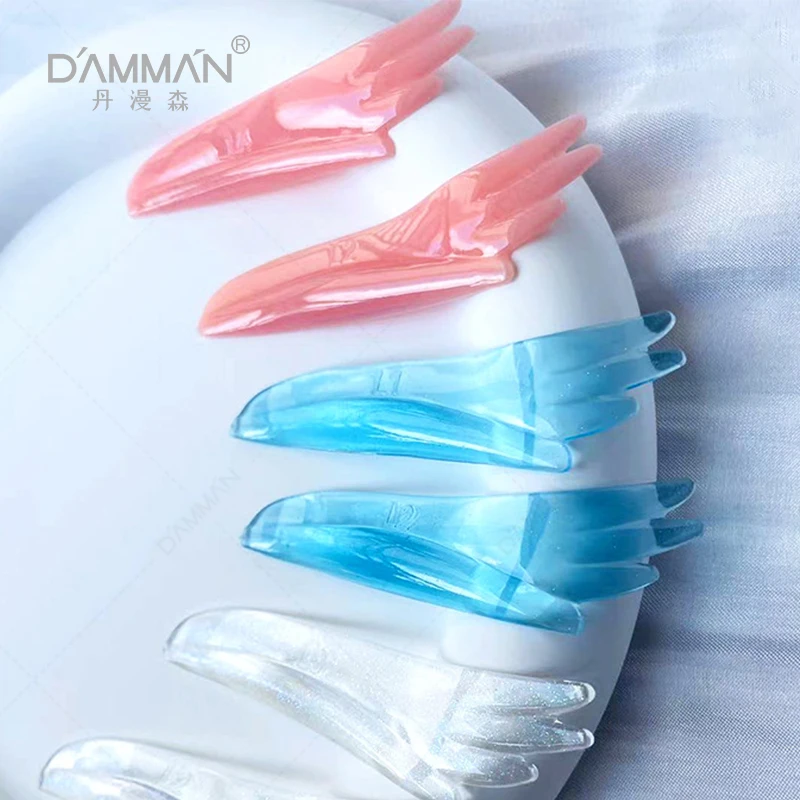 

DAMMAN 5 Pairs Wings of Feather Eyelash Lifting Silicone Pad Reusable Eyelashes Extension Curler Pad Makeup Beauty Tools