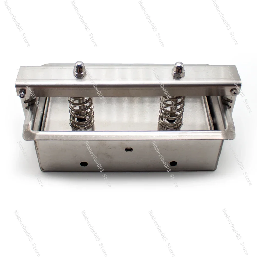 1KG Ham Meat Pressing Tool | Stainless Steel Meat Forming Box For Cooked/Frozen Beef Rolls | 200x100x70MM Kitchen Press