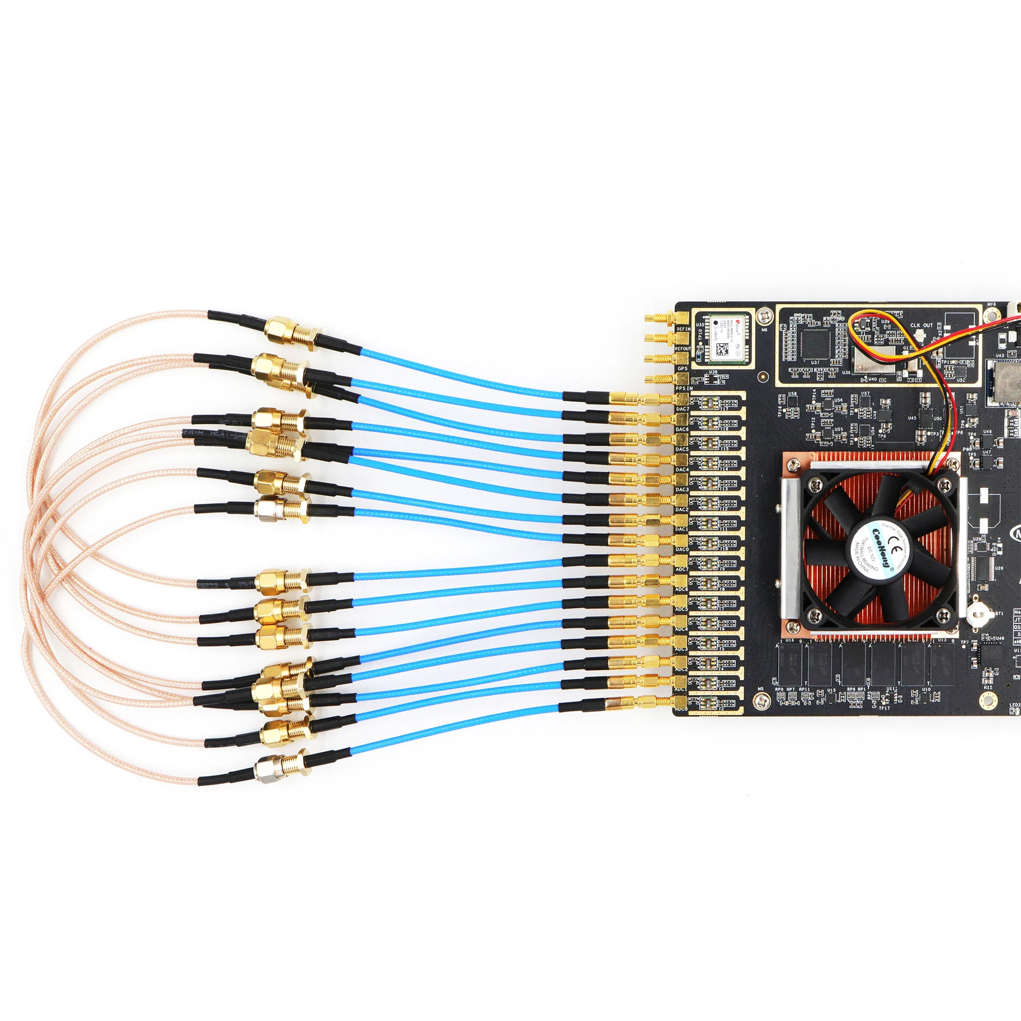 Placa de desenvolvimento microfásica T510 Xilinx FPGA ZYNQ UltraScale + RFSOC XCZU47DR ADC 14bit 5Gsps DAC 14bit 9.85Gsps