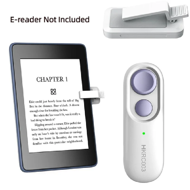 リモートページターナー-kindle-ereader-用リモコン-ポータブル-ハンズフリー電子ブックページめくり電子読書アクセサリー-大人用