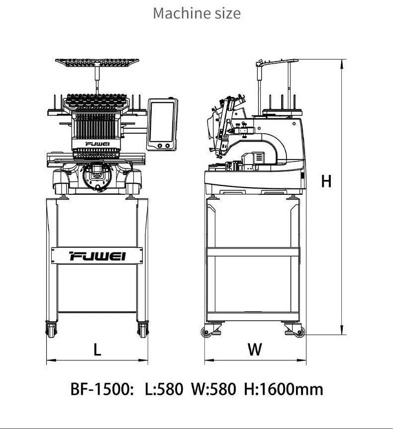 model fjwei embroidery machine EM-1010 computerized home base home use embroidery machines