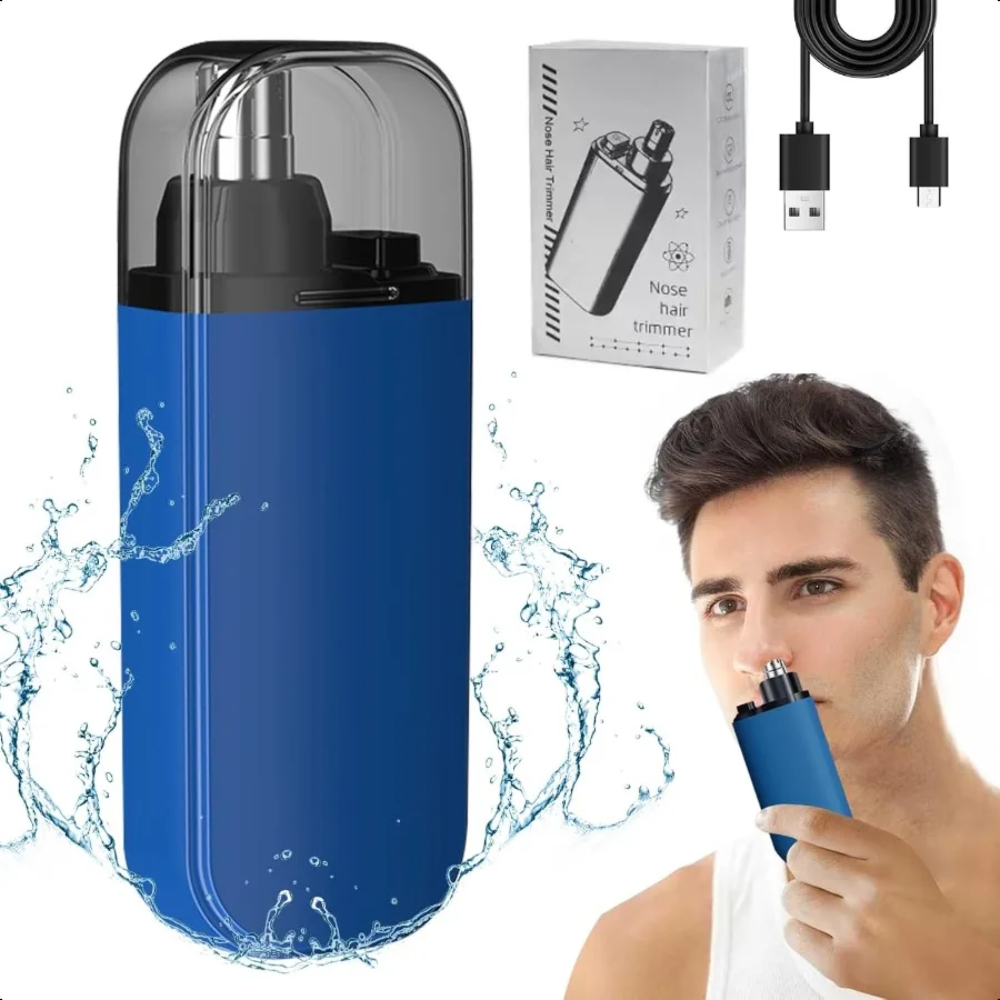 

Portable Nose Hair TrimmerPortable Nose Hair Trimmer for Men 2 In 1 l Hair Cutter USB Rechargeable Portable Nose Hair Trimmer I