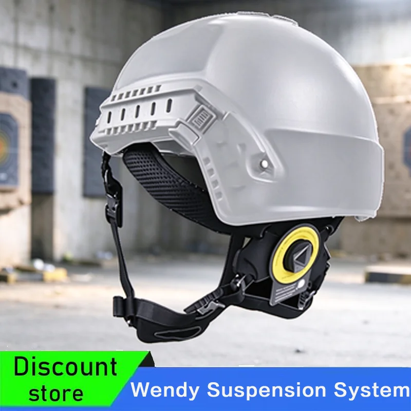 Wendy Tactical Helmet Accessory Spongy Pad with Adjustable Lanyard Suspension System Chin Strap for Enhanced Comfort And Support