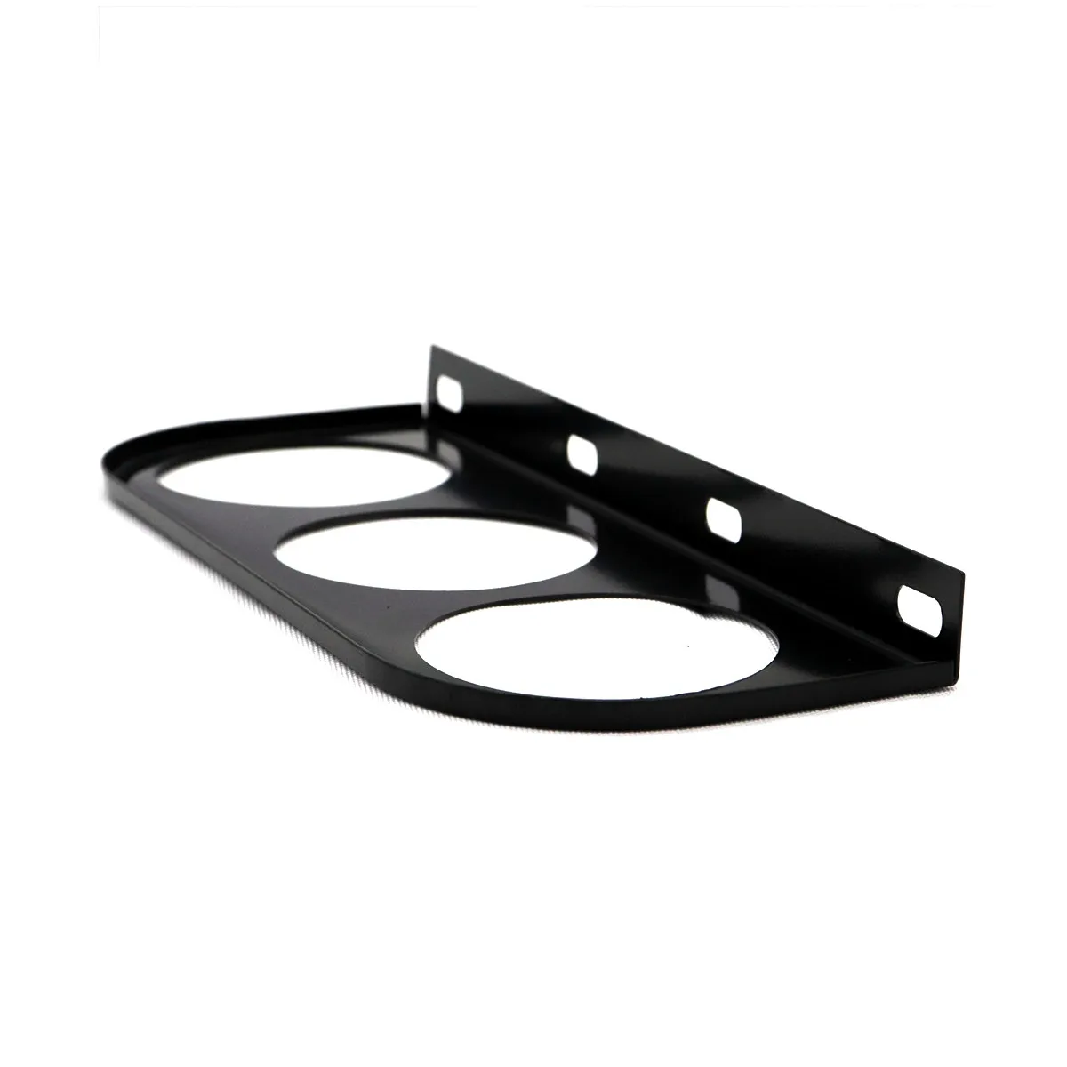52Mm Triple Gauge Mount Bracket for Vehicle Dash Iron Build Heavy Duty Car Meter Holder Secure Fit Universal Mount