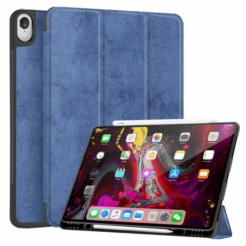 

Retro Marbling Tablet Case for IPad Pro 12.9 Series Dedicated 2015/2017 2018 2020/2021/2022 Generation Case Pen Slot Smart Cover