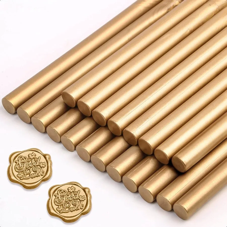 

Sealing Wax Sticks 20pcs Wax Seal Sticks Glue Gun Sealing Wax Sticks for Wedding Invitations Letter Envelope Cards and Crafts A