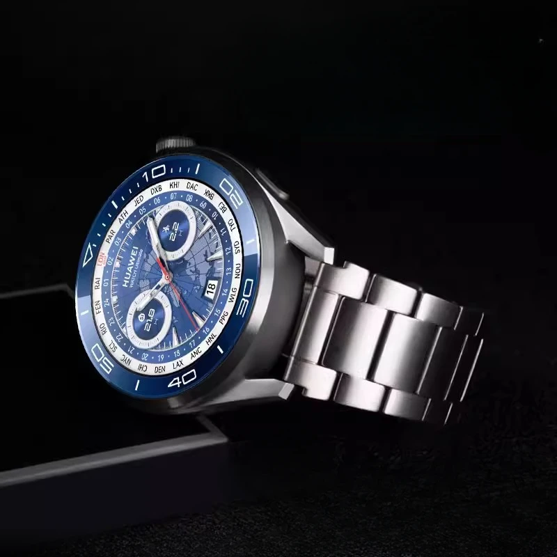 HUAWEI WATCH Ultimate用チタンストラップ、超軽量50gメタル22mm時計