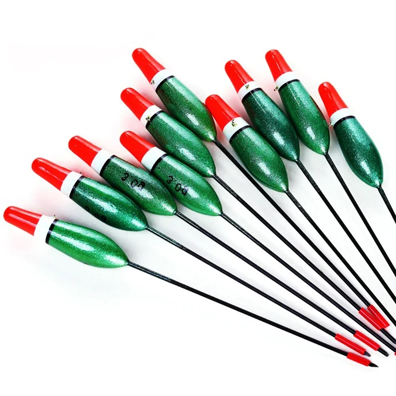 Sougayilang 2g 3g 10g 10pcs High Quality Fishing Floats Long Tail Fishing Bobber Buoy Carp Tackle Fishing Float