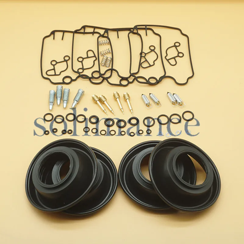 For Yamaha FZR600 Genesis FZR 600 Carburetor Repair Rebuild Kit Diaphragm Membrane Rubber BDST32 CVKD34 Carb Parts