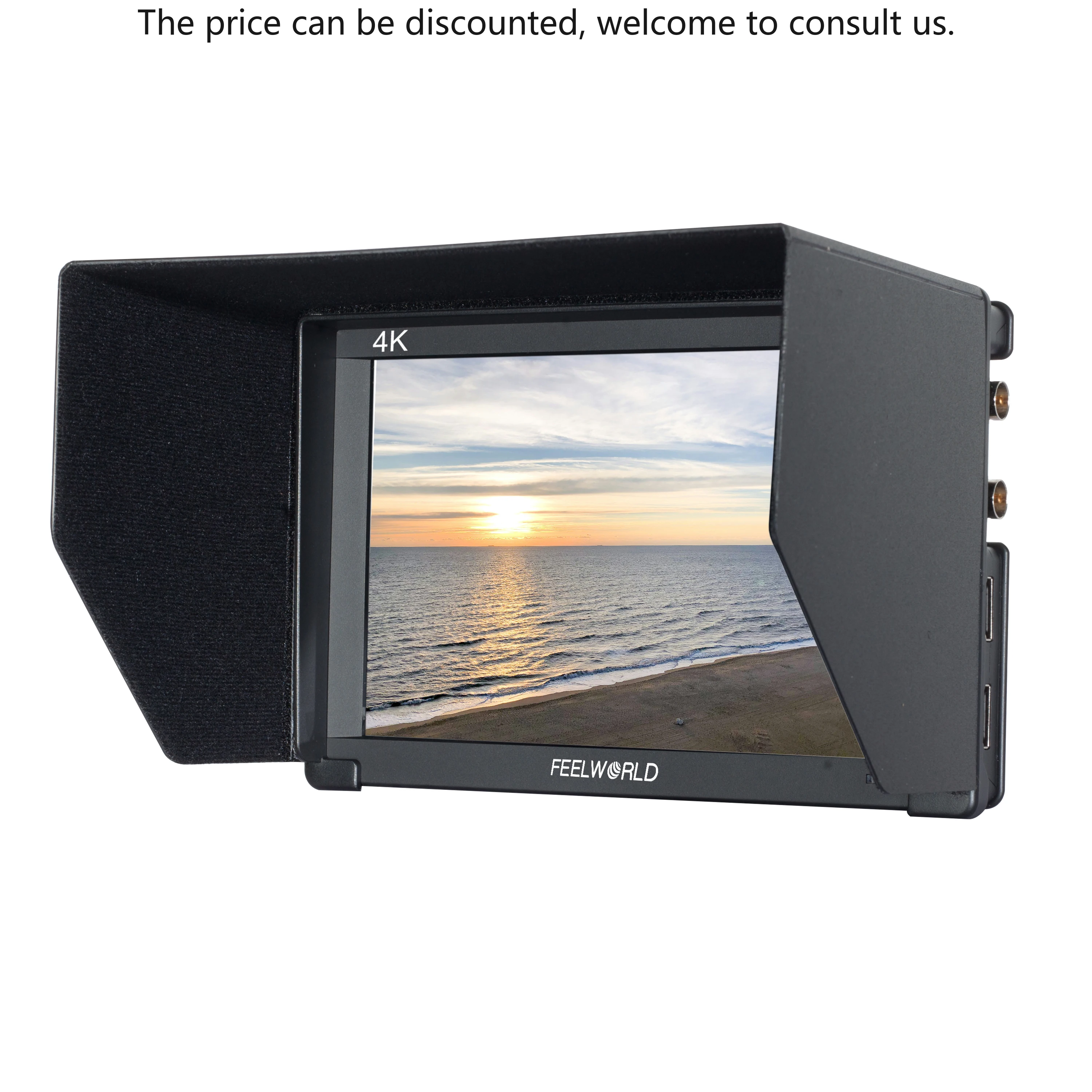 

Feelworld FW703 7" IPS 7 Inch Slim Dslr Field Hd 1920x1200 1080p Av Sunshade Monitors 7" Video Camera Monitor With Sdi 4k