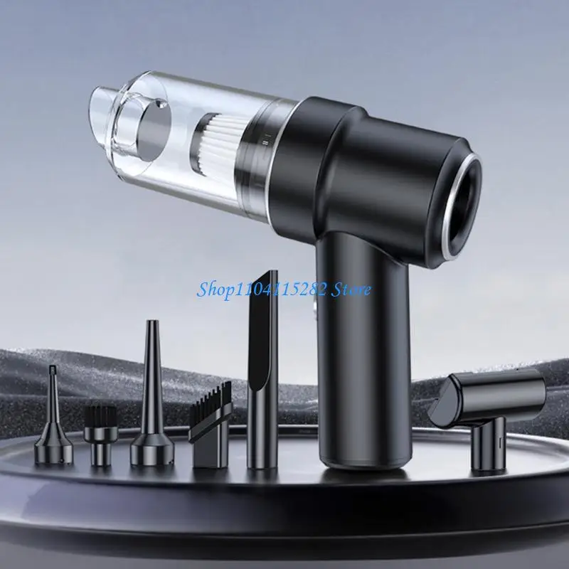 

Low Noise Car Vacuum Cleaner with LED Light Air Duster Vacuum Keyboard Cleaner