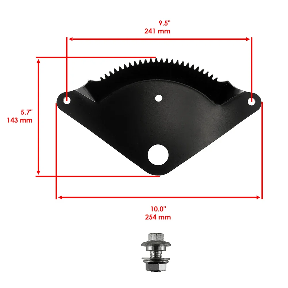 Steering Sector Gear Plate Kit for Craftsman 532194732 Compatible with Models for Lawn Tractor String Trimmer Use