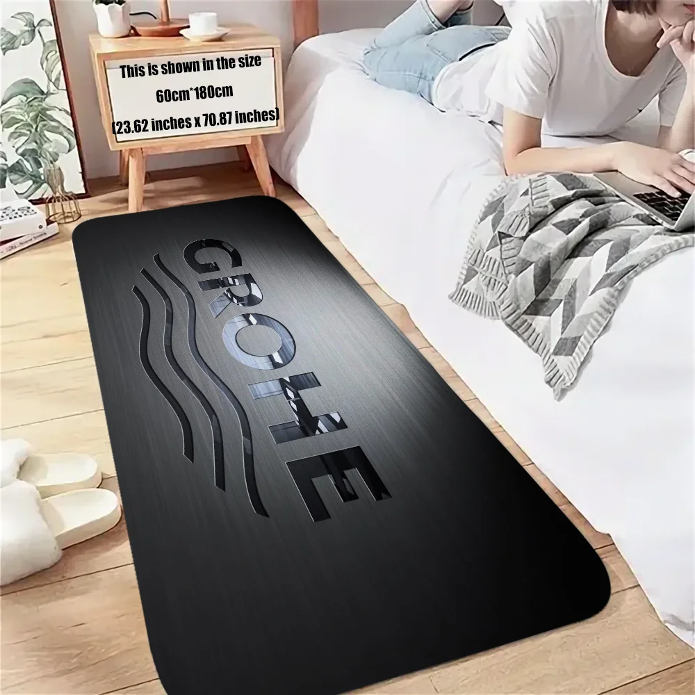 Grohes Bathroom Floor Mat for Hallway on the Floor Kitchen Carpet for Home Entrance Front Door Mat Outdoor Customized Room Rug