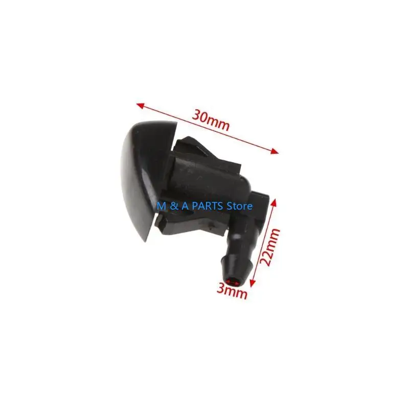 

U1JF 2Pcs Wearproof Car Windshield Wiper Nozzle Fit for E120 XV3