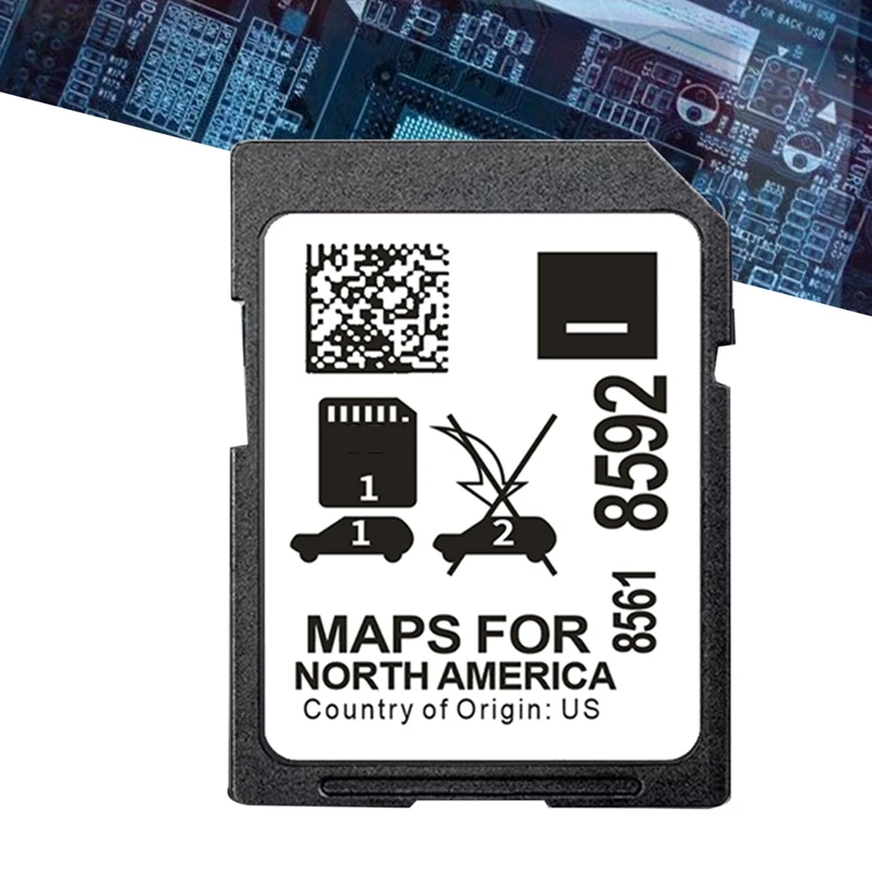 Carte de navigation pour Buick Cadgrad Chevrolet GMC 2023, système de navigation, carte de l'Amérique du Nord, facile à utiliser, dernières cartes, 8561, 8592, 2023