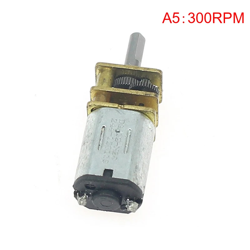 Mini N20 Tandwielmotor Dc 3V-12V Langzame Snelheid Volledig Metalen Versnellingsbak Versnellingsbak Elektrische Motor Groot Koppel Diy Speelgoed Robot