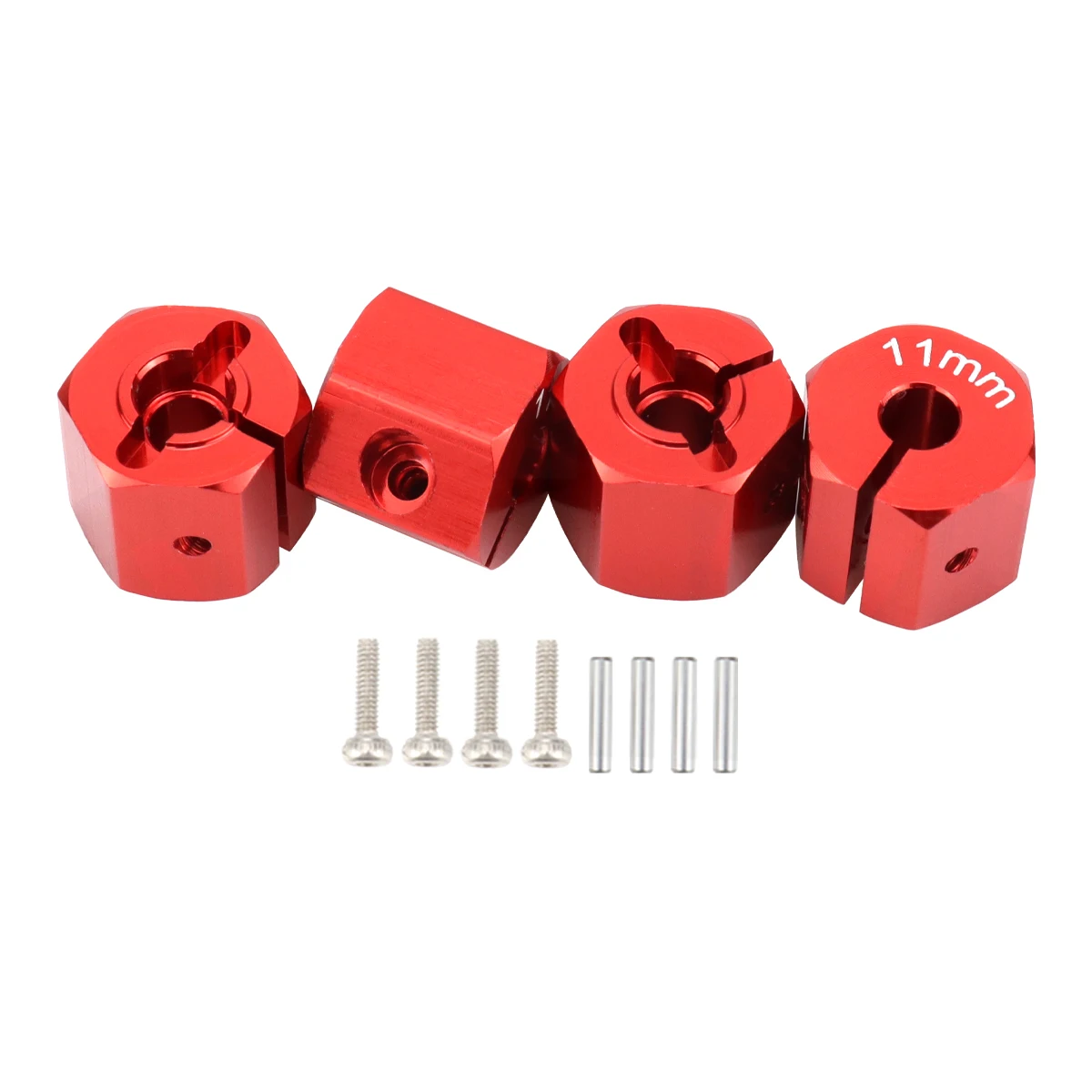 Aluminium 5/6/7/8/9/10/11/12 mm Adapter Sechskant 12 mm Antriebsnabe mit Stiftschrauben für RC Auto Track Truck HSP HPI Tamiya Traxxas Slash