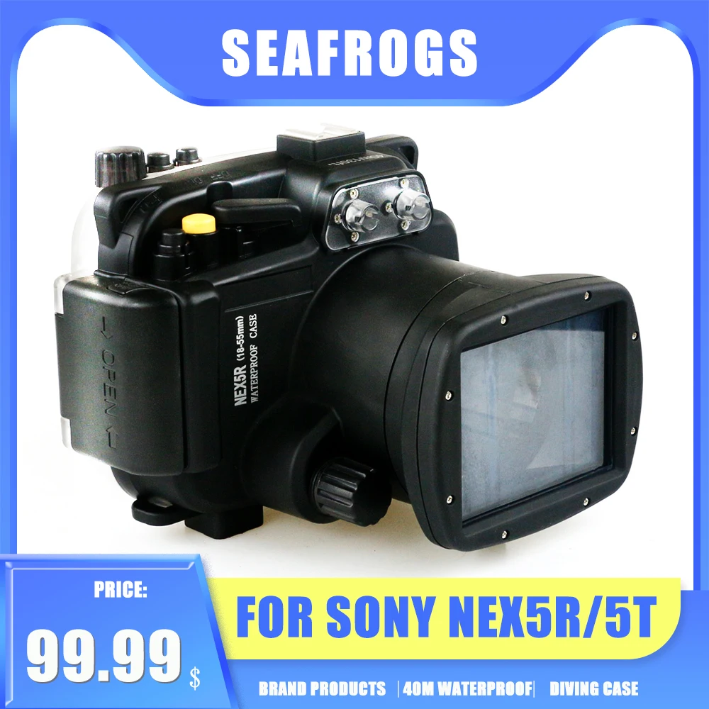 

For Sony NEX5R 5T Digital Camera Diving Case Underwater Waterproof Housing Case Transparent Waterproof Cover