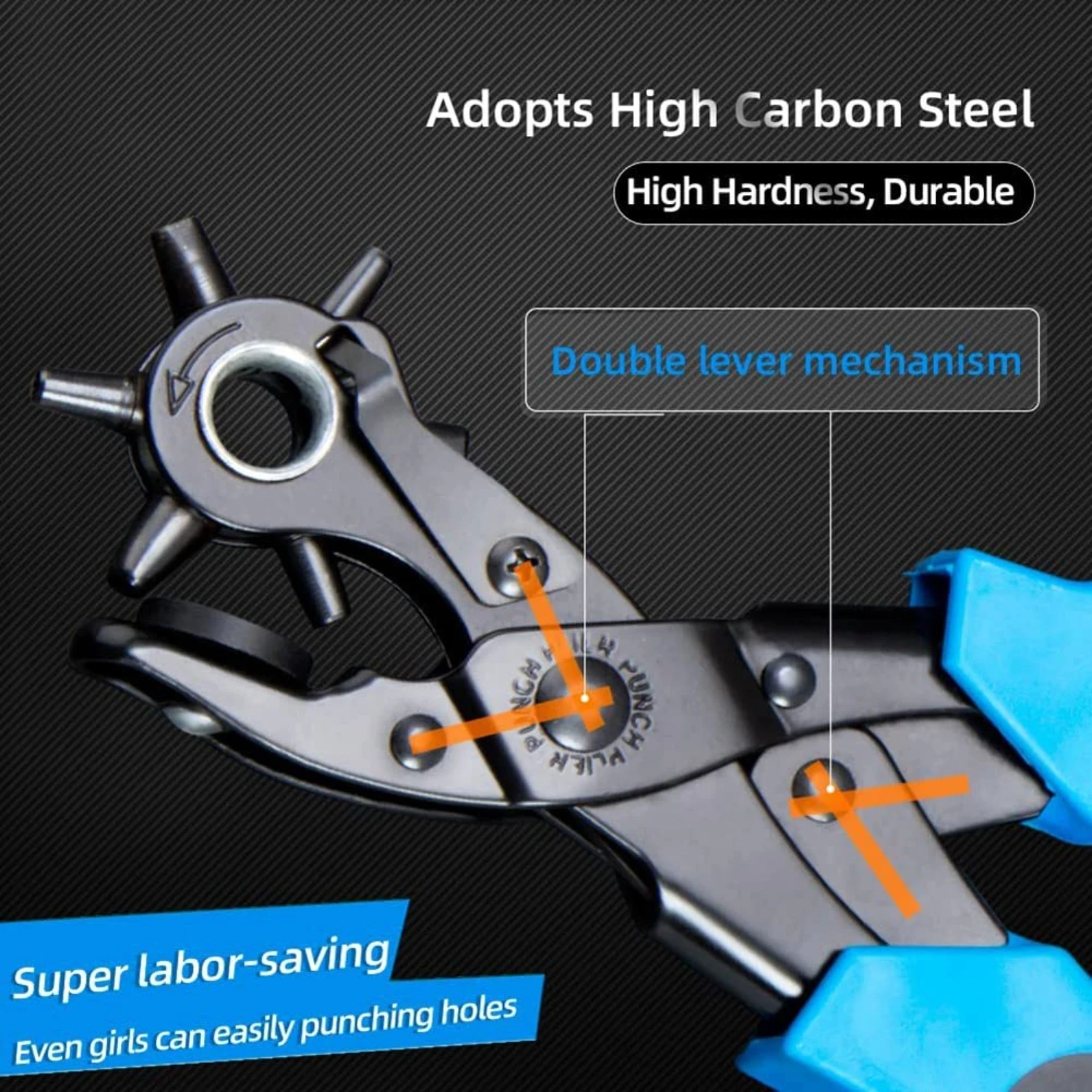 Enhance leather crafting craftsmanship with this indispensable, premium leatherworking toolset boasting versatile interchangeabl