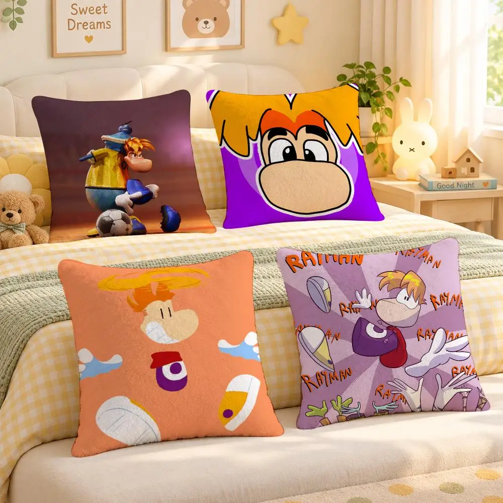 Game Rayman Legends Platform Cushion Cover Personalized Soft Plush Pillow Living Room Home Sofa Bedroom Office Car Cushion