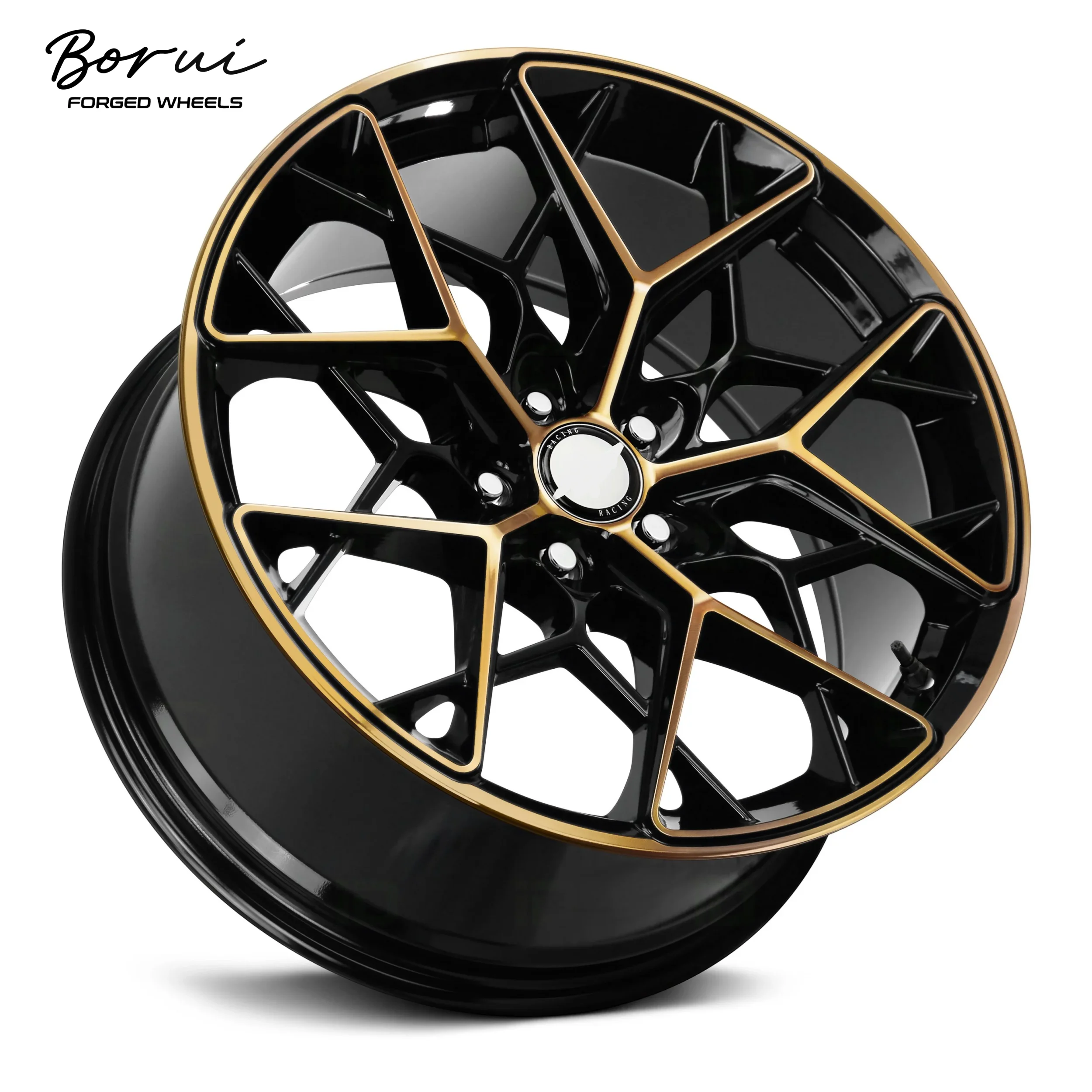 Velg Drag Racing Custom Black Forged Beadlock 5x114.3 17x10 17x11 Untuk Camaro Untuk Mustang Untuk Supra MKV