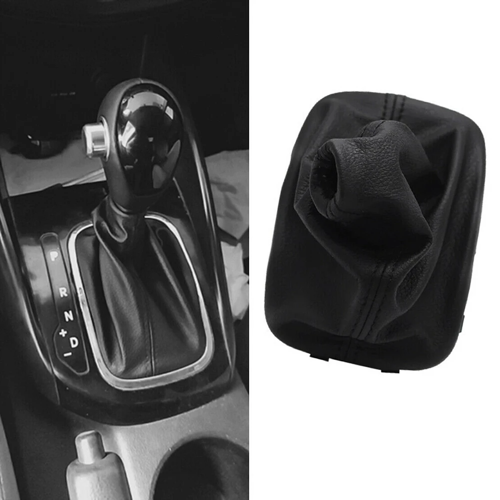 84640-1M500WK PU Leather Car Gear Shift Knob Gaiter Boot Cover for KIA Forte Koup 2009 2010 2011 2012 2013