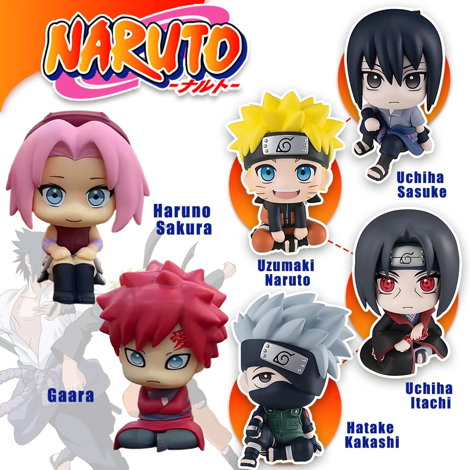 

10cm Naruto Anime Figure Naruto Shippuuden Uchiha Itachi Action Figure Q Version Kakashi Figurine PVC Collection Model Doll Toys