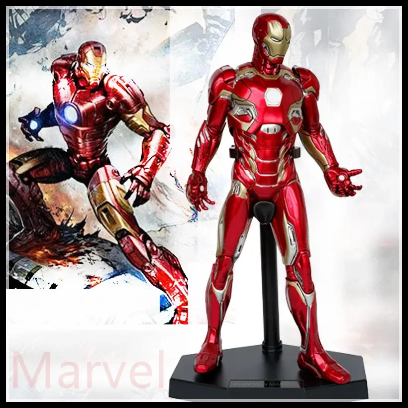 

Marvel Avengers IronMan Mark XLV MK45 1:6 XLIII Limit Battle Paint PVC Collectible Iron Man Figure Model Toys Gift