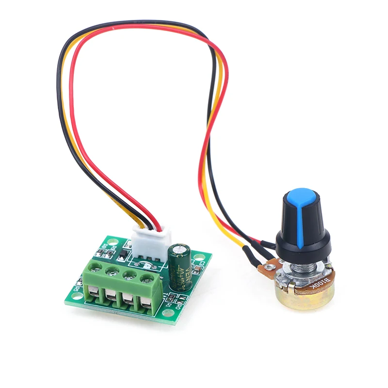 1Pc Adjustable Driver Board DC Motor Speed Controller PWM 1803BK 1.8V 3V 5V 6V 12V 2A Low Voltage Speed Regulator Control Module